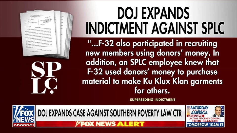 DOJ expands SPLC indictment amid KKK funding allegations