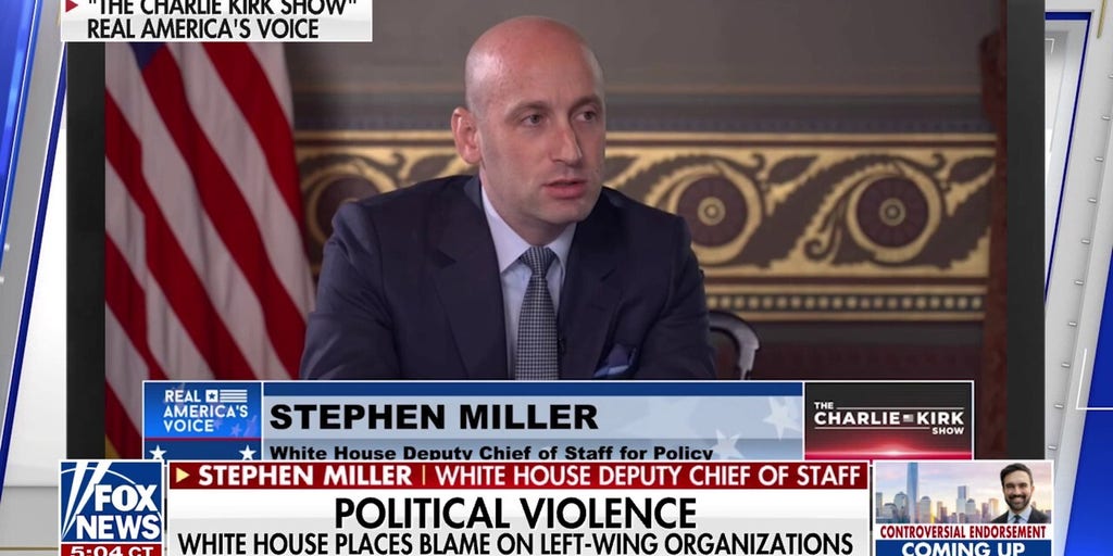White House senior advisor vows to 'uproot and dismantle' left-wing 'terrorist' networks