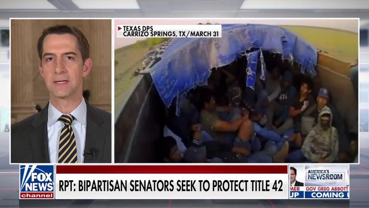 Sen. Cotton: Biden’s decision to announce removal of Title 42 a month in advance is ‘insane’