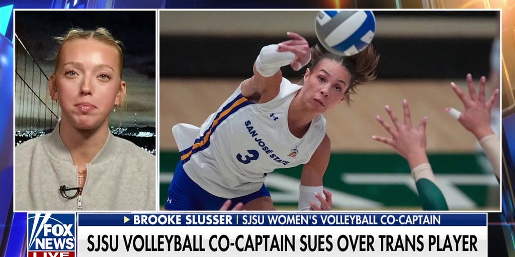 Women's volleyball co-captain opens up about lawsuit over transgender player