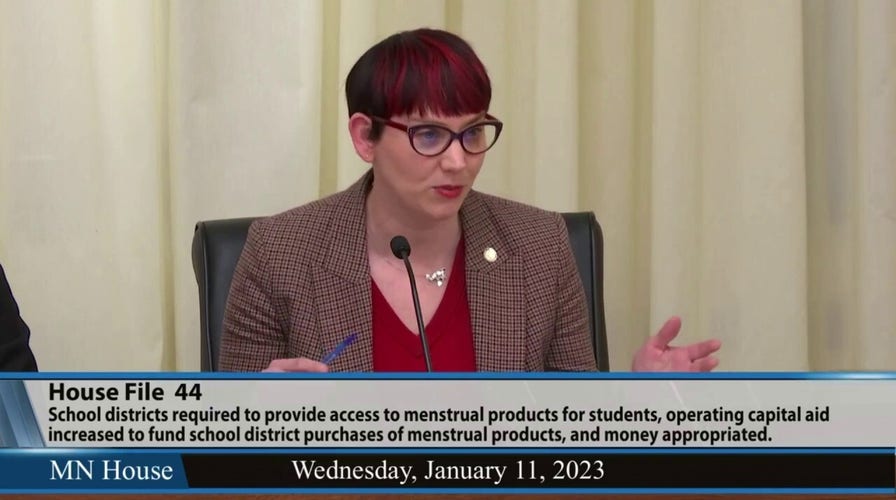 "Not all students who menstruate are female," Minnesota State Representative Sandra Feist