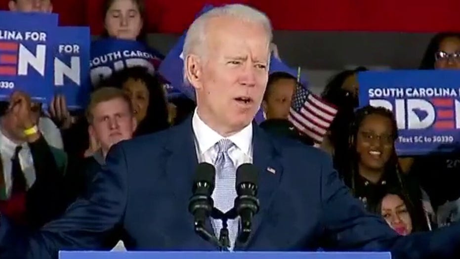 Biden wins big in South Carolina primary, in crucial boost for