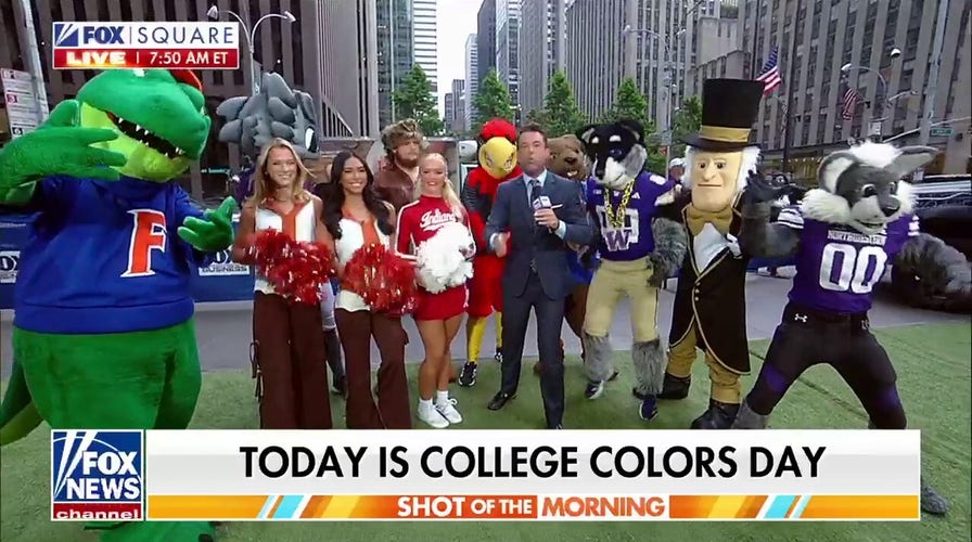 College football season kicks off as mascots flock to Fox Square