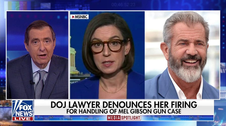 DOJ lawyer denounces her firing over handling of Mel Gibson gun case