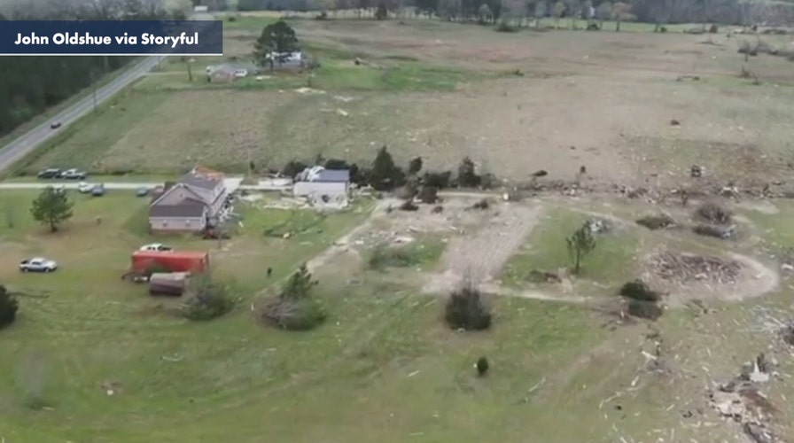 Tornado damages homes in Alabama