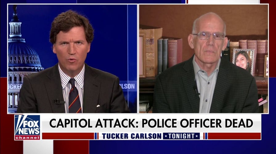 Capitol Police officer killed after car rams barricade outside Senate