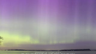 Aurora Borealis spotted in timelapse above Washington state during solar storms - Fox News