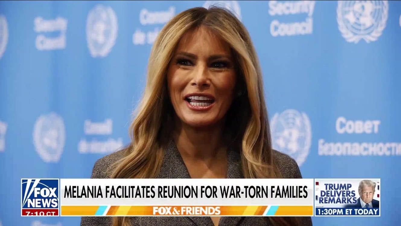 Melania Trump reunites 5th group of Ukrainian and Russian children with their families