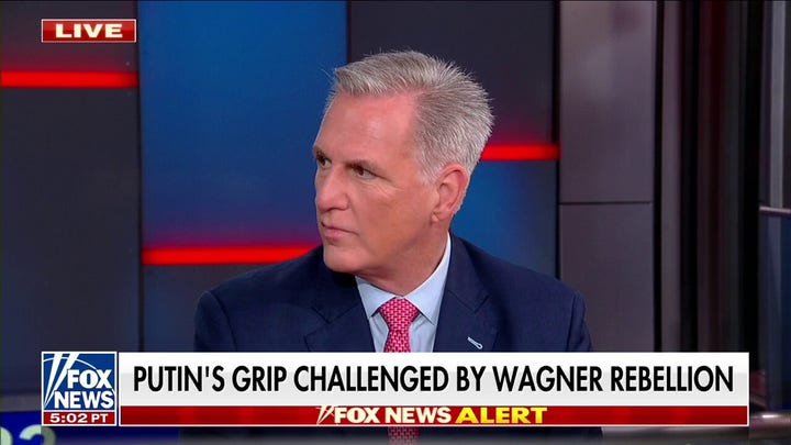 Rep. Kevin McCarthy blasts Putin: He's 'much weaker'