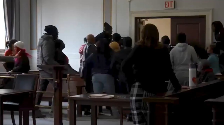 Ohio courtroom devolves into chaos after sentencing in death of teen