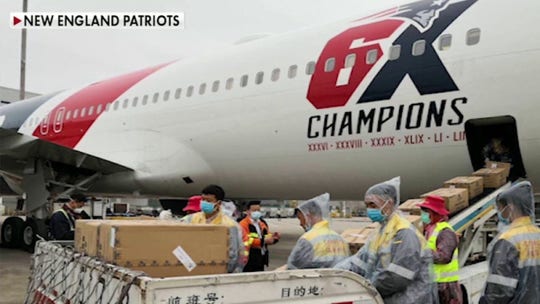 New England Patriots fly 1.2 million N95 masks to US from China