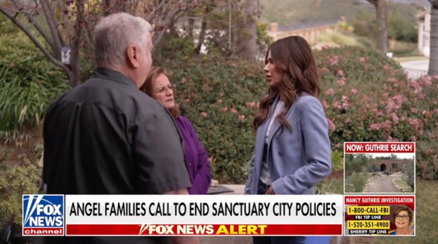 Kristi Noem meets 'Angel Families' pushing for continued migration  crackdown