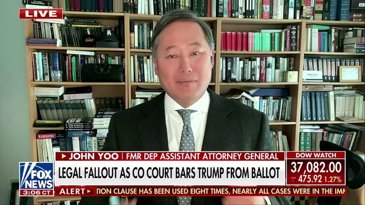 John Yoo: SCOTUS will likely 'overturn' Colo. Supreme Court decision on Trump