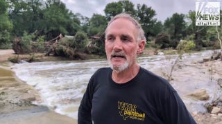 Texas man pledges to recover after storm cuts road to his business