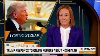MSNBC's Jen Psaki wonders why Donald Trump 'spent a week hiding from the American public' amid health rumors