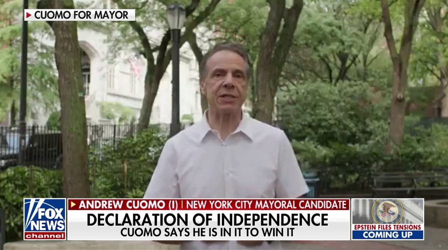 Andrew Cuomo stays in New York mayoral race, says he's 'in it to win it' as an independent 