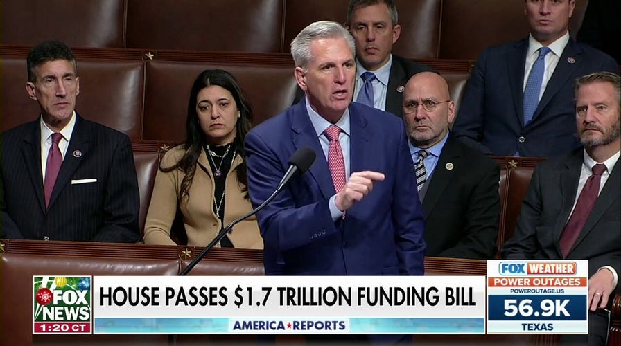 House passes $1.7 trillion omnibus bill, averting government shutdown