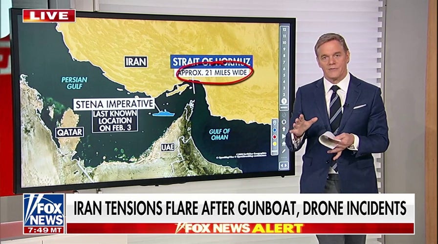 Iran tensions flare after gunboat, drone incidents