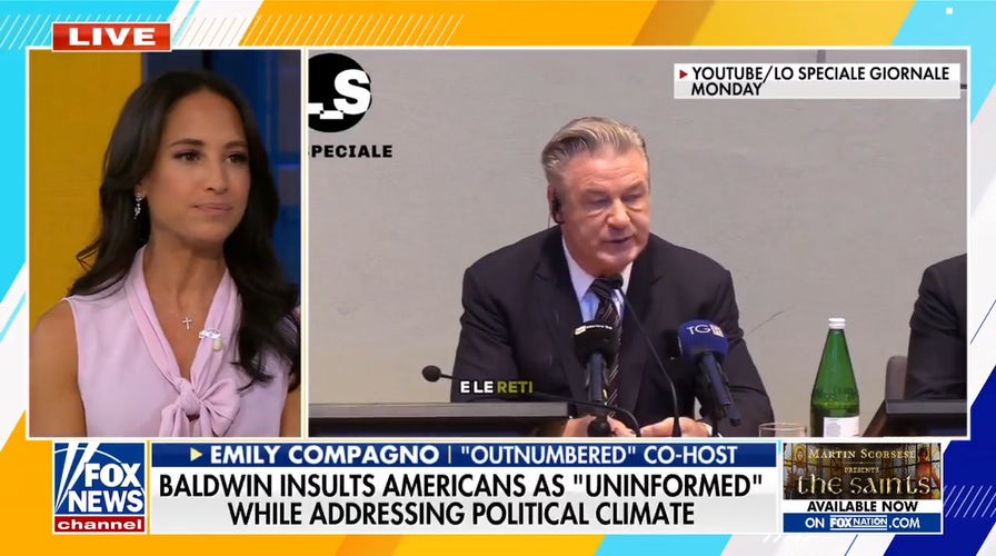 Alec Baldwin claims Americans are 'uninformed about reality'