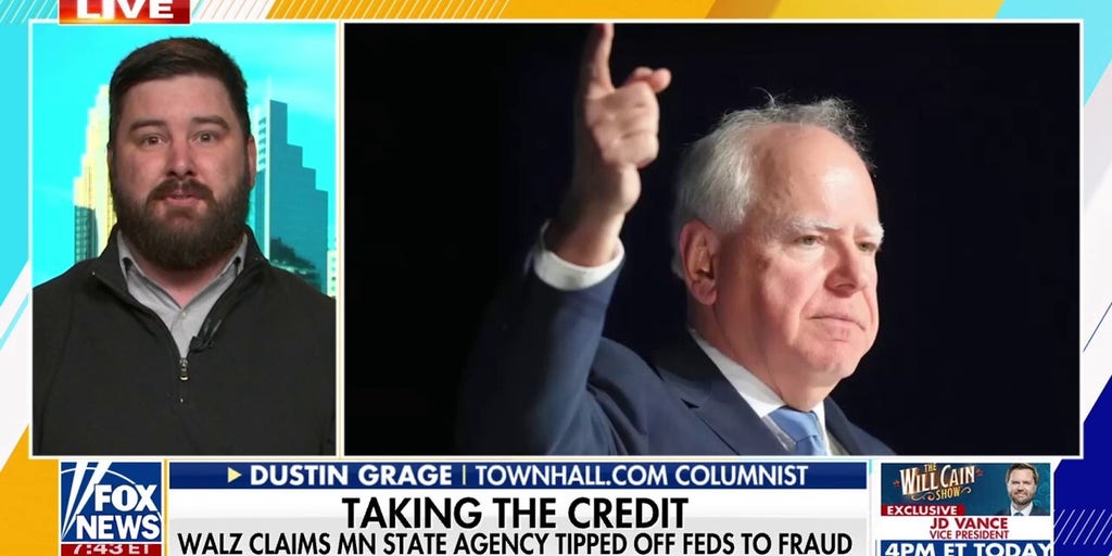 Walz faces backlash for taking credit on fraud crackdown