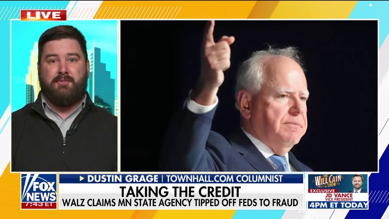 Walz faces backlash for taking credit on fraud crackdown