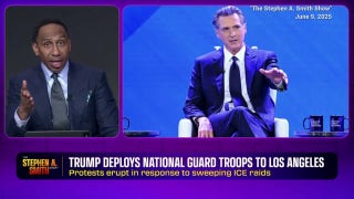 Stephen A. Smith warns Newsom that opposing Trump on anti-ICE riots may sink his presidential ambitions