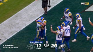 Kyren Williams runs for seven-yard TD, giving Rams lead over Eagles | NFL Highlights