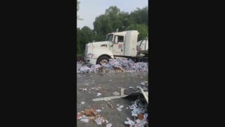 Coors Light beer spills onto Florida highway after accident - Fox News
