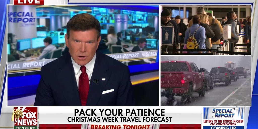Christmas week travel rush: Millions take to roads, skies