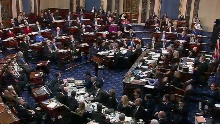 Senators vote 51-49 to reject motion to call witness at impeachment trial