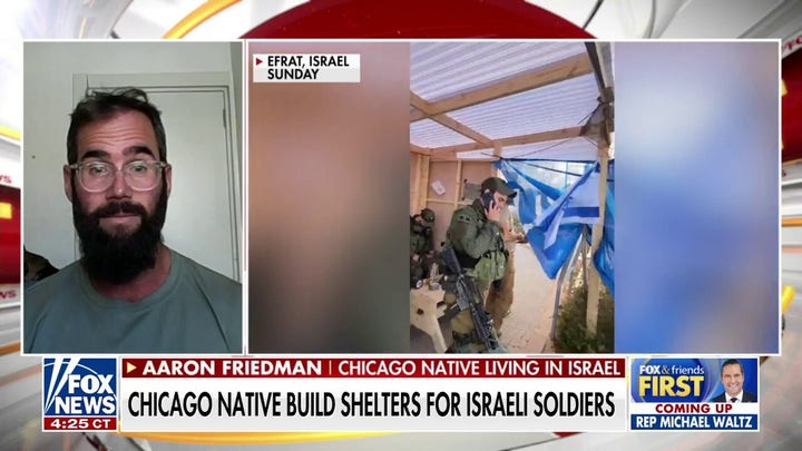 Chicago native living in Israel building shelters for soldiers