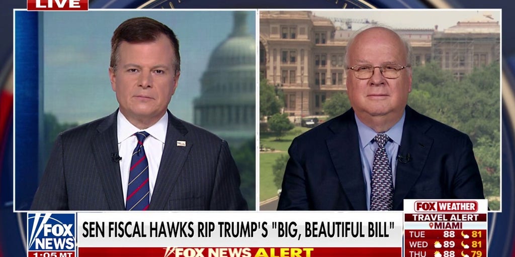 Karl Rove unpacks status of Trump's 'big, beautiful bill' in US Senate