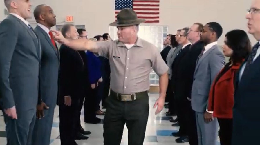 Super Bowl ad features Marine drill instructor running members of Congress through boot camp