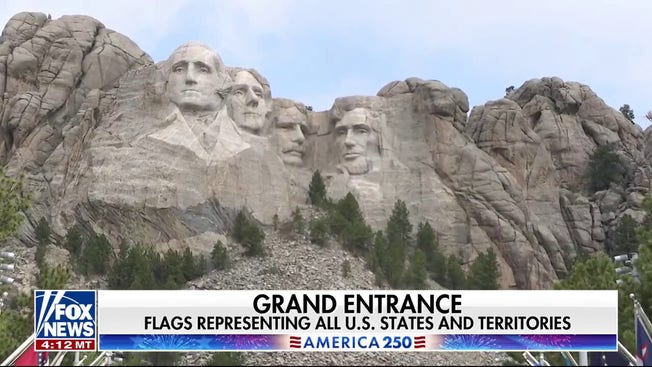 Inside the 'dramatic' entrance to Mount Rushmore