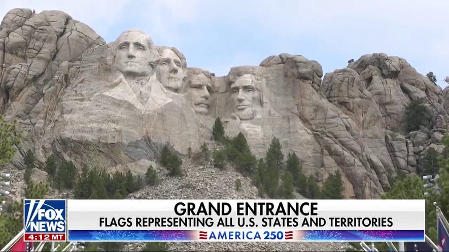 Inside the 'dramatic' entrance to Mount Rushmore