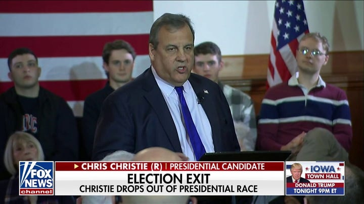 Chris Christie withdraws from 2024 election run