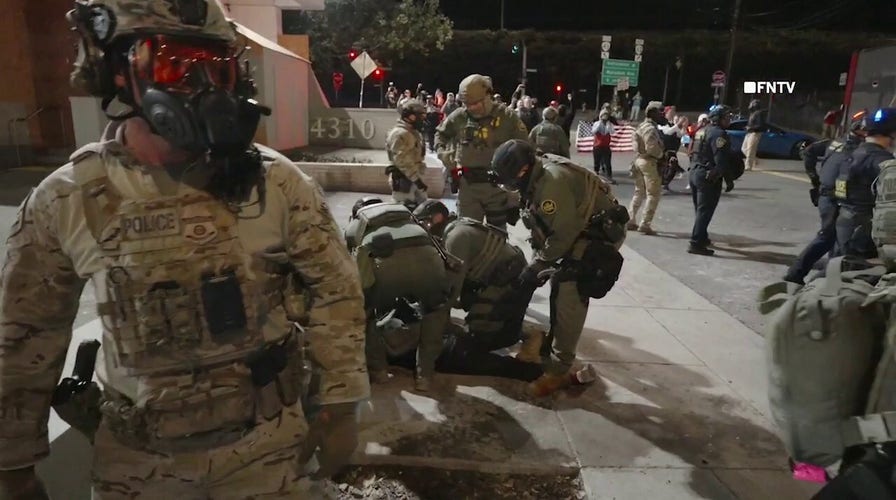 Footage captures federal agents violently clashing with protestors in Portland, Oregon