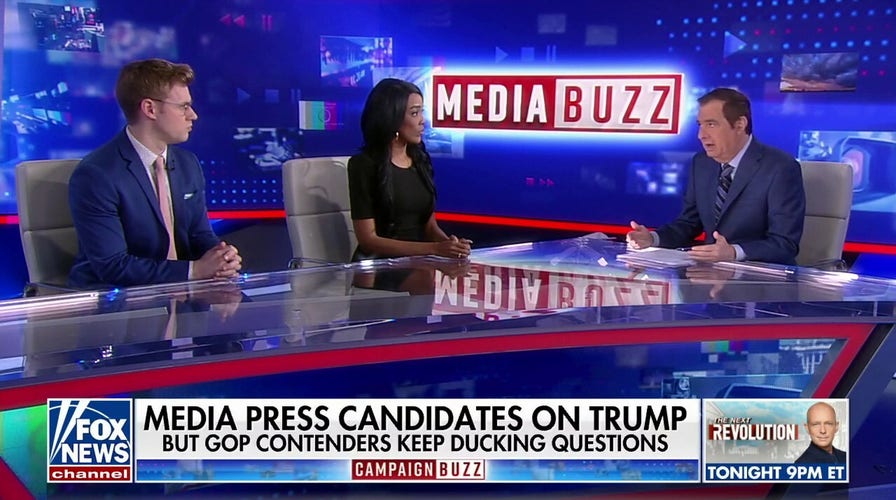 Media press candidates on Trump