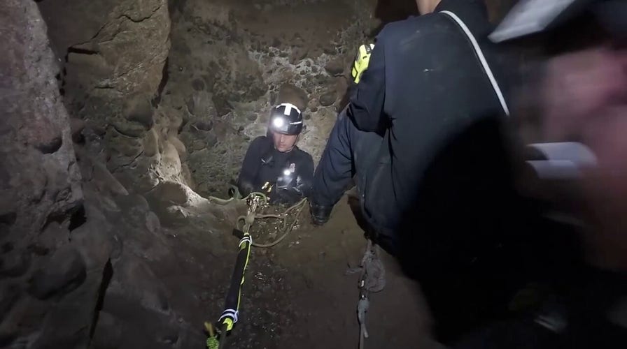 California emergency crews rescue 16-year-old from 50-foot-deep mineshaft
