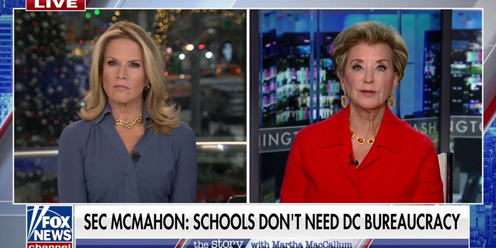 Secretary McMahon describes future plans for federal US education responsibilities