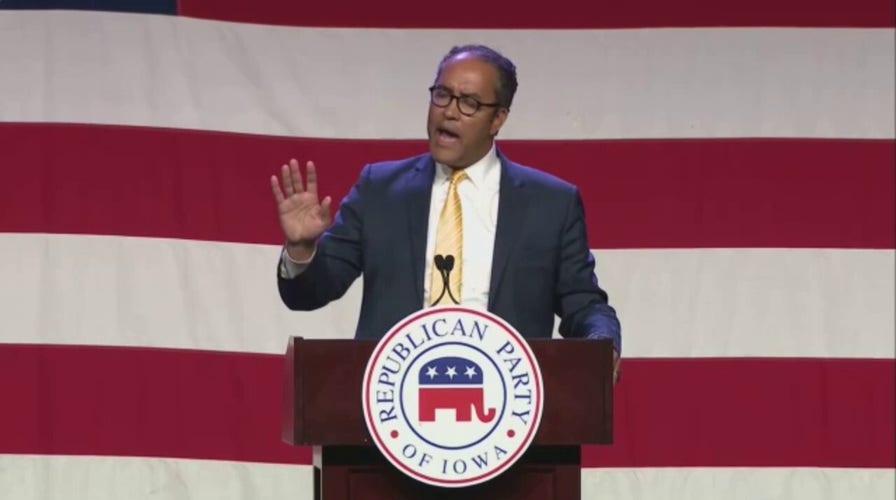 GOP presidential candidate Will Hurd booed off stage at Iowa event