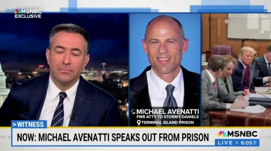 Michael Avenatti does surprise interview with MSNBC host from prison on Trump hush money case