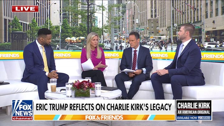 Eric Trump reflects on first meeting with Charlie Kirk, future of TPUSA