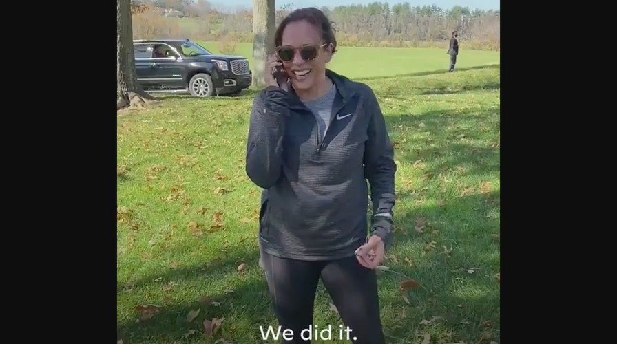 Vice President-elect Kamala Harris congratulates Joe Biden