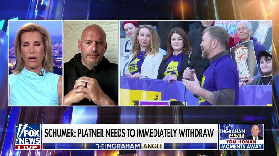 Fetterman calls on Bernie Sanders to apologize for backing Platner