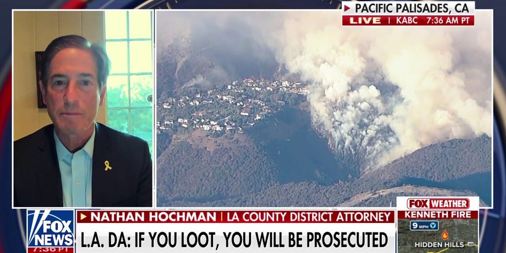LA district attorney warns criminals will be ‘punished to the full extent of the law’ in wake of wildfires
