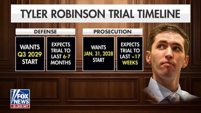 Tyler Robinson defense pushes for 2029 trial start date