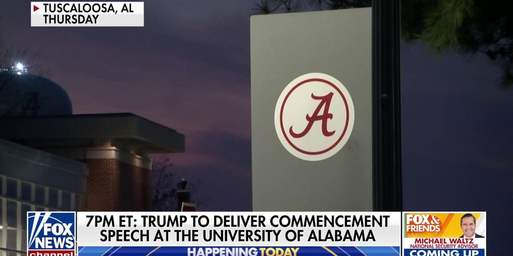Trump to deliver University of Alabama commencement speech