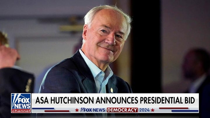 Asa Hutchinson announces 2024 presidential bid, calls for Trump to drop out of race