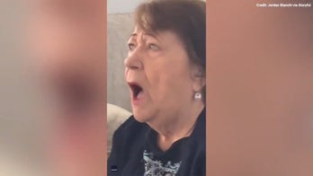 Watch the hilarious moment a grandmother is pranked - see the funny video!